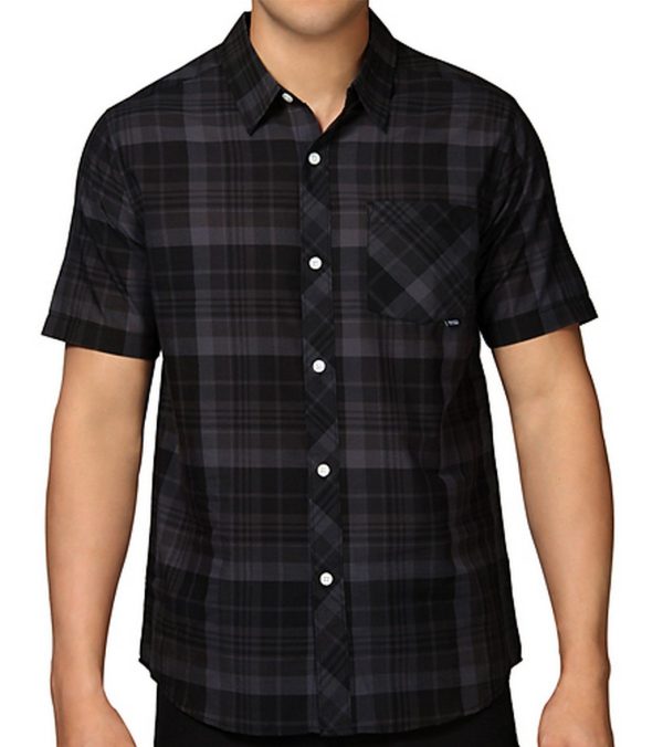 Body Glove Guys  Blender Plaid S S Button Up Sale - Image 4