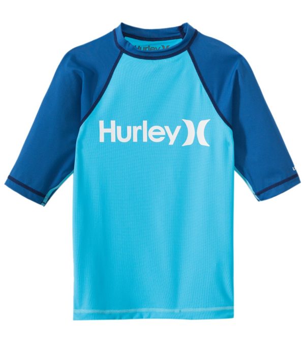 Hurley Boys  One & Only S S Rashguard Hot on Sale - Image 4