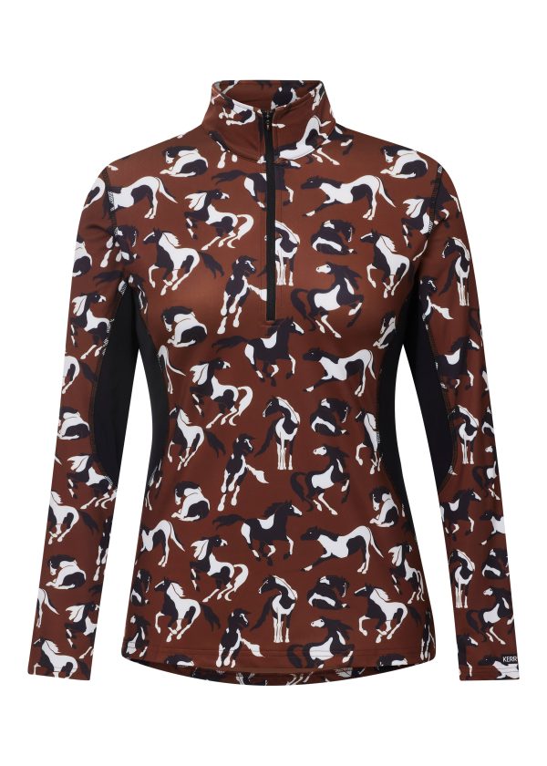 Kerrits On Course Quarter Zip Fleece Tech Top CLOSEOUT Supply - Image 5