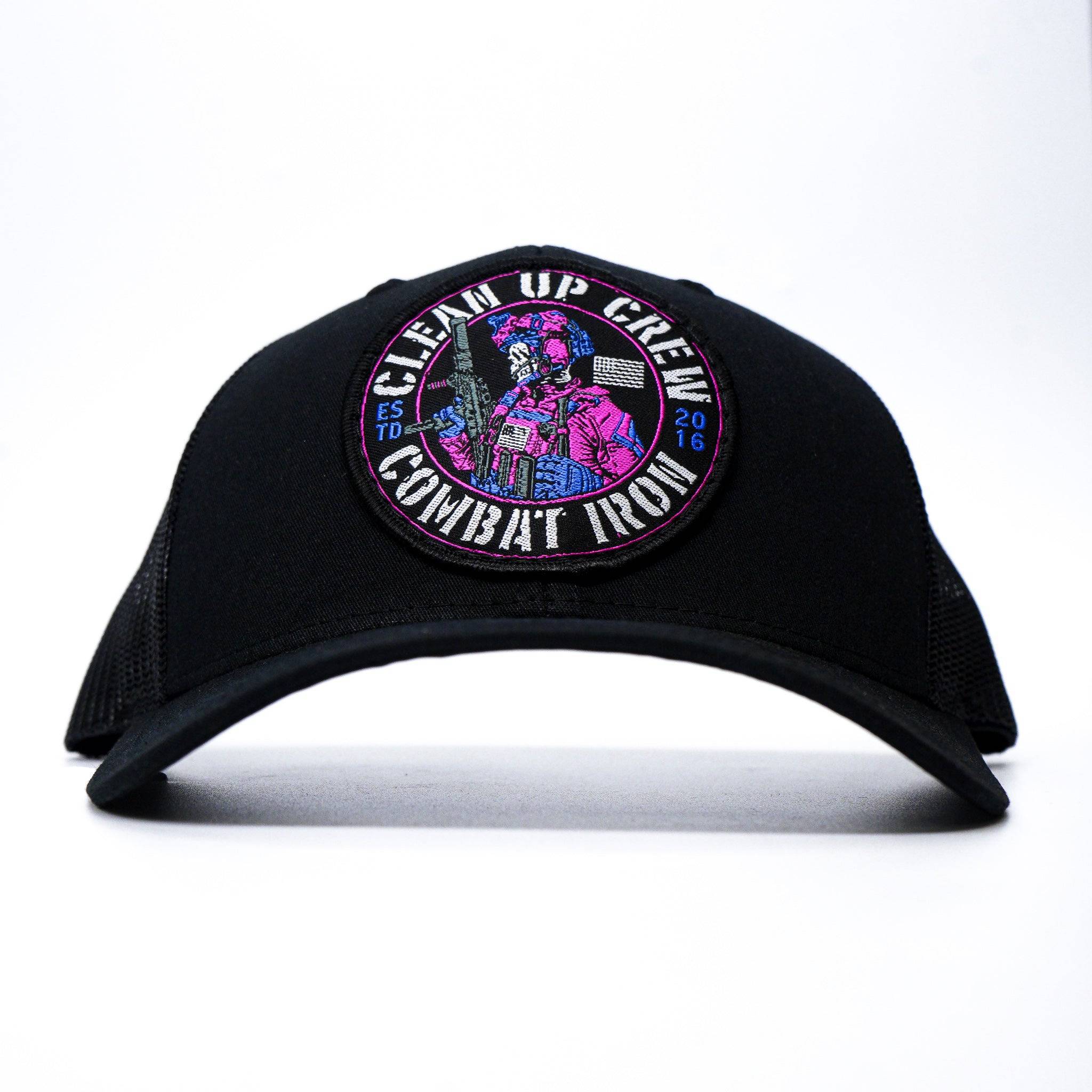 Clean Up Crew Miami Patch Mid-Profile Mesh Snapback Hat Cheap