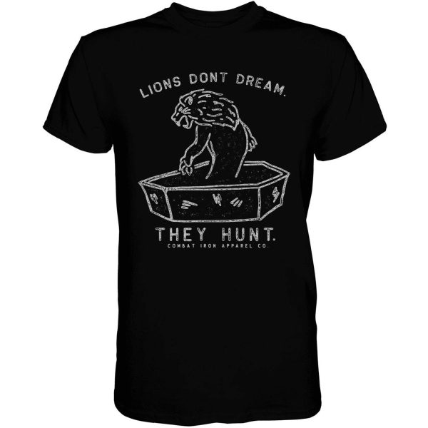 Lions Don t Dream. They Hunt. Men s T-Shirt Online now