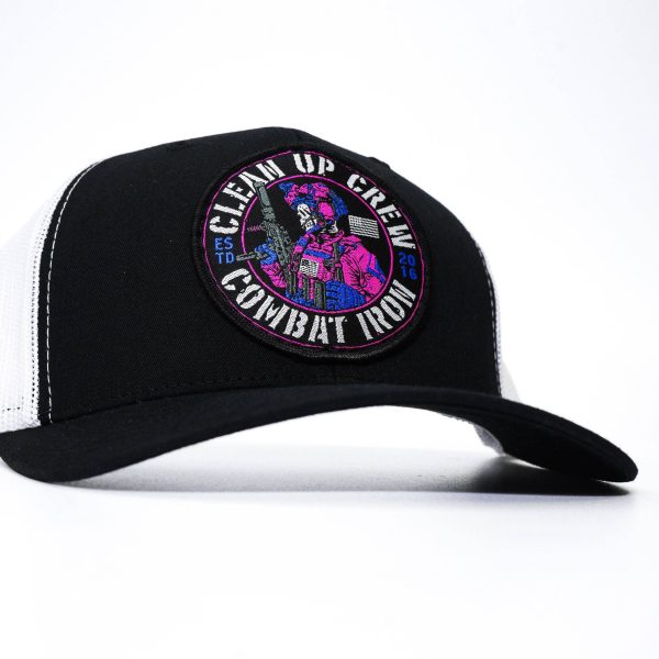 Clean Up Crew Miami Patch Mid-Profile Mesh Snapback Hat Cheap - Image 4